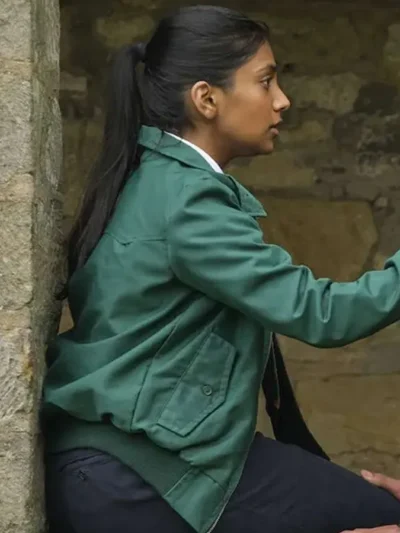 Charithra Chandran How to Date Billy Walsh Bomber Jacket