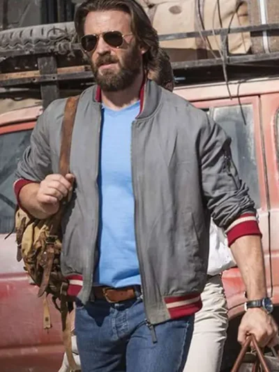 Chris Evans The Red Sea Diving Resort Bomber Jacket