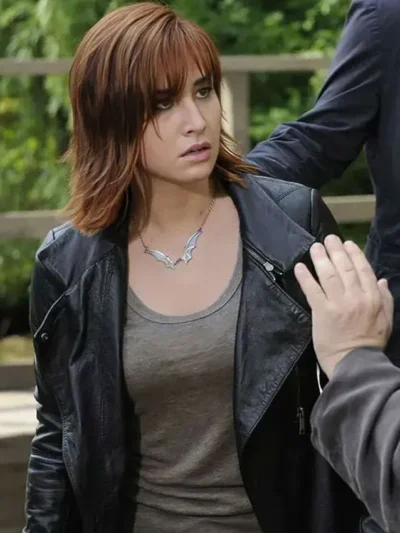 Warehouse 13 Claudia Donovan Black Leather Coat