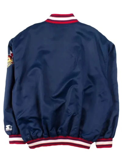 Cleveland Indians Navy Blue Bomber Jacket