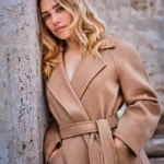 Cover of ELLE Spain Florence Pugh Brown Coat