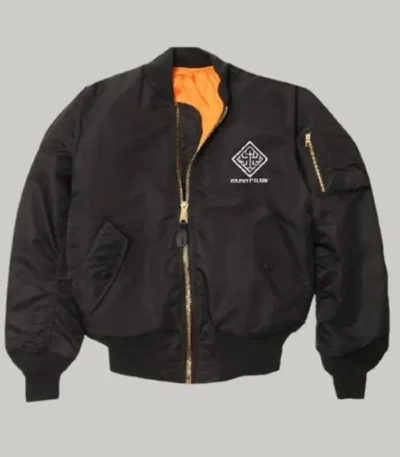 Crisis Core Black Bomber Jacket