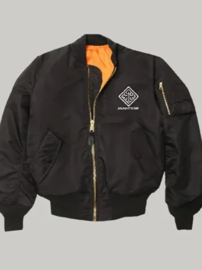 Crisis Core Black Bomber Jacket