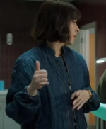 The Chelsea Detective S04 Layla Walsh Quilted Blue Jacket