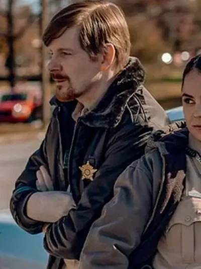 Deputy Thompson Blue Ridge The Series Black Bomber Jacket