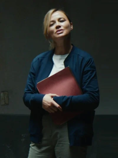 Detained 2024 Moon Bloodgood Blue Bomber Jacket