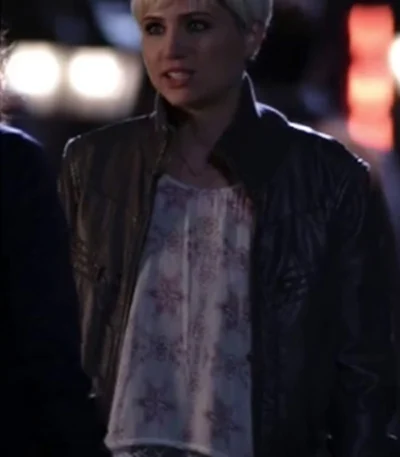 Dre Davis Pretty Little Liars S06 Brown Leather Jacket
