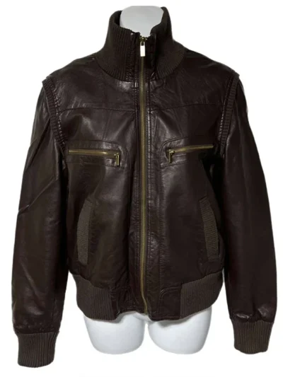 Dre Davis Pretty Little Liars S06 Brown Leather Jacket