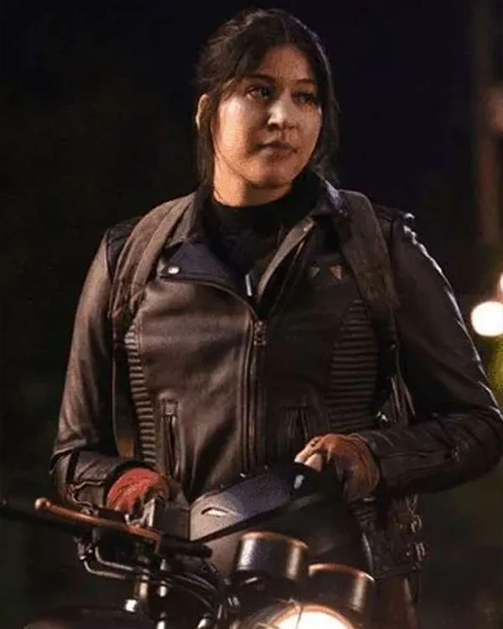 Echo S01 Maya Lopez Black Leather Jacket Echo S01 Maya Lopez Black Leather Jacket