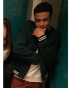 Elijah Teenage Vampire Wool Bomber Jacket