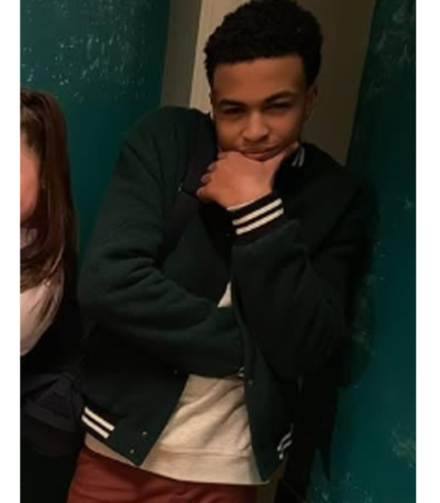 Elijah Teenage Vampire Wool Bomber Jacket
