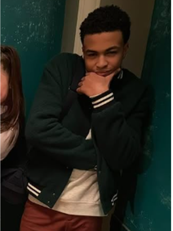 Elijah Teenage Vampire Wool Bomber Jacket