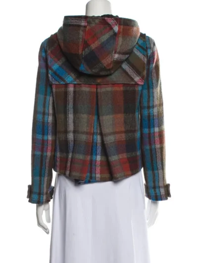 Elizabeth Allen Dick The Santa Clauses S02 Plaid Hooded Jacket