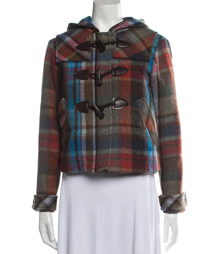 Elizabeth Allen Dick The Santa Clauses S02 Plaid Hooded Jacket Elizabeth Allen Dick The Santa Clauses S02 Plaid Hooded Jacket