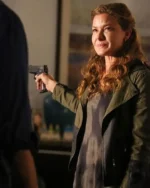 Castle Season 6 Alicia Lagano Green Jacket
