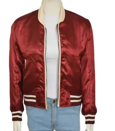 Emma Roberts Nerve Red Bomber Jacket