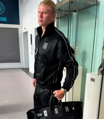 Erling Haaland Fifth Premier League Black Jacket