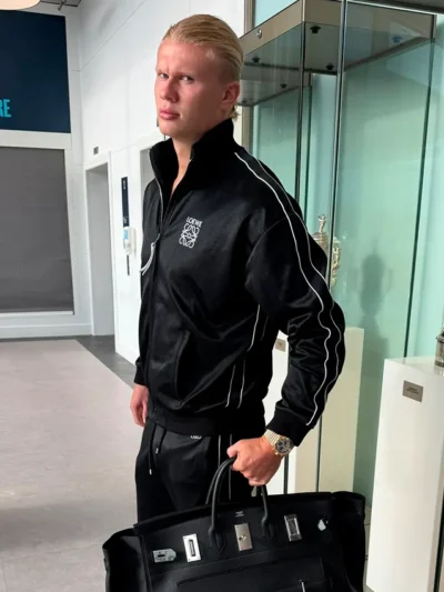 Erling Haaland Fifth Premier League Black Jacket