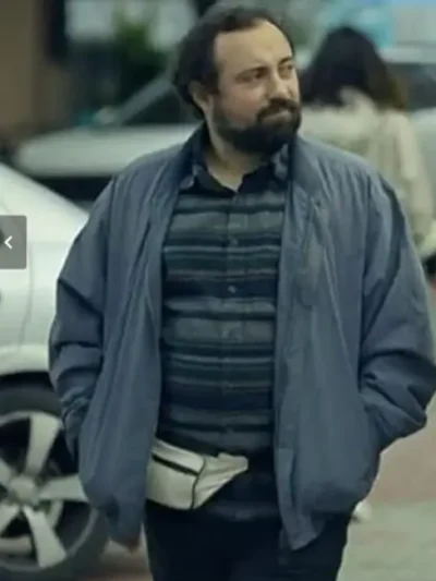 Ersoy As If Grey Cotton Bomber Jacket