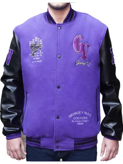 George V Panther Varsity Jacket