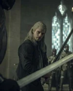 Geralt of Rivia Corduroy Black Jacket The Witcher