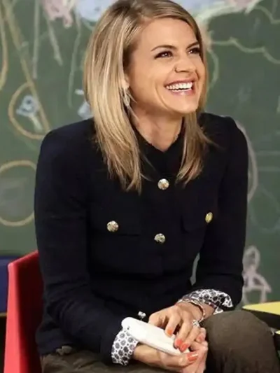 Happy Endings S03 Eliza Coupe Blue Jacket