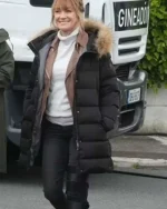 Harry Wild S01 Jane Seymour Puffer Hooded Jacket