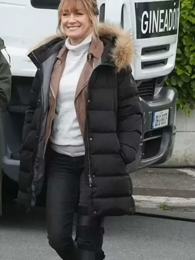 Harry Wild S01 Jane Seymour Puffer Hooded Jacket