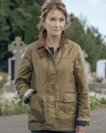 Harry Wild S02 Jane Seymour Brown Cotton Jacket