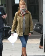 Harry Wild S02 Jane Seymour Brown Cotton Jacket