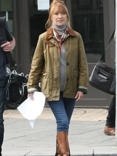 Harry Wild S02 Jane Seymour Brown Cotton Jacket