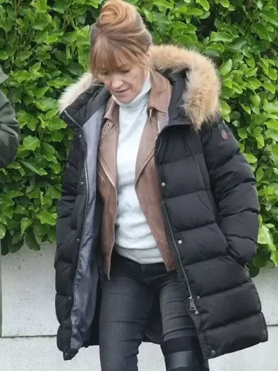 Harry Wild S01 Jane Seymour Puffer Hooded Jacket