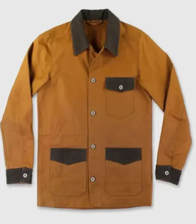 Trying S04 Jason Ross Brown Cotton Jacket
