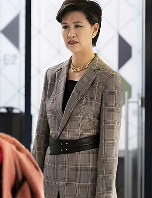 Jean Miller The Flight Attendant Grey Coat Jean Miller The Flight Attendant Grey Coat