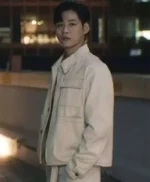 Ji-On Yoon Tomorrow 2023 White Cotton Jacket