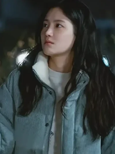Jo Han-chul Love Play All 2022 Blue Puffer Jacket