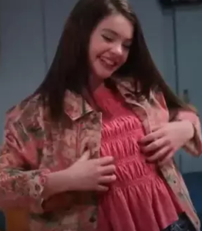 Teenage Vampire Kenzi Richardson Floral Jacket