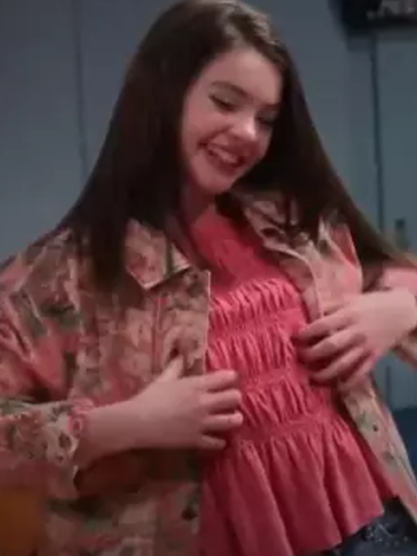 Teenage Vampire Kenzi Richardson Floral Jacket