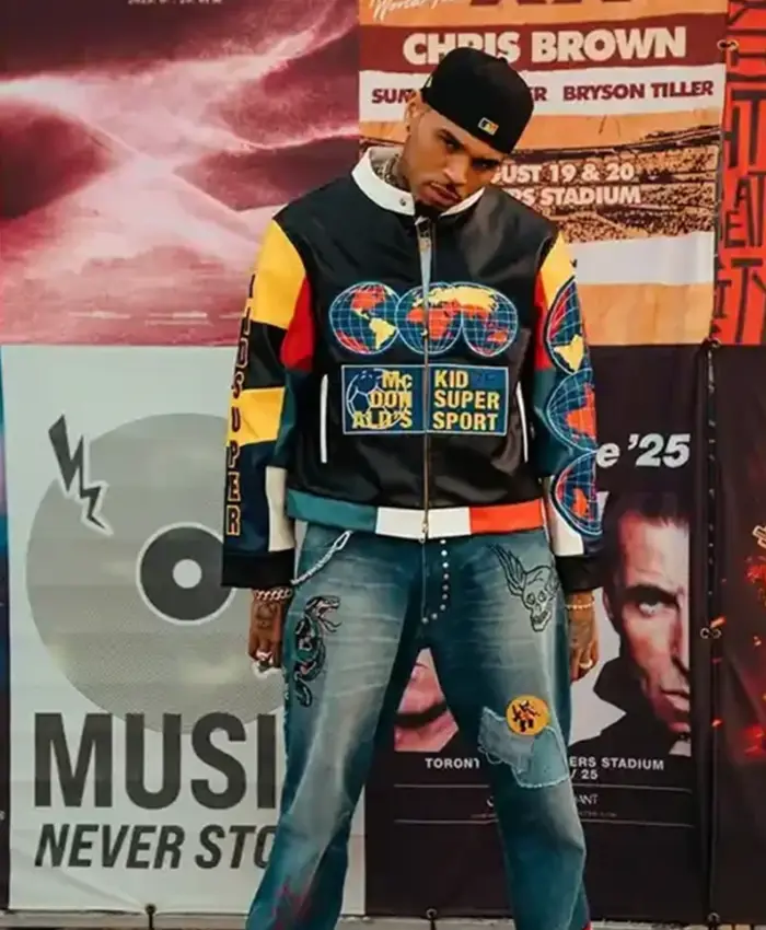 KidSuper McDonald Chris Brown Moto Jacket KidSuper McDonald Chris Brown Moto Jacket