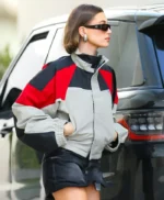 LA Hailey Bieber Shrunken Sports Jacket