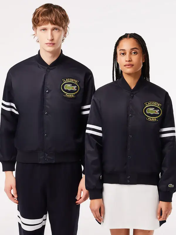 Lacoste Vintage Patch Varsity Jacket Lacoste Vintage Patch Varsity Jacket