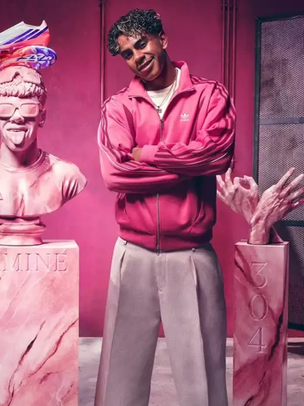 Lamine Yamal Adidas Pink Track Jacket