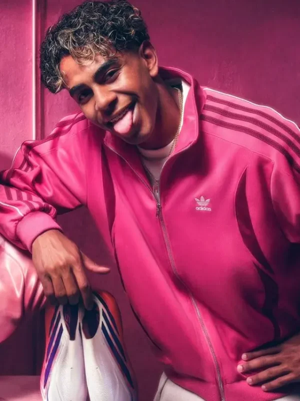 Lamine Yamal Adidas Pink Track Jacket