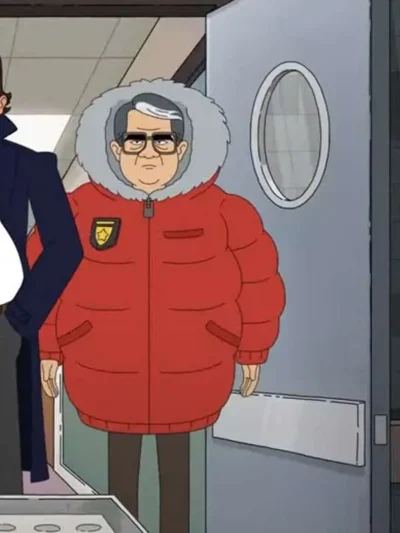 Grimsburg Season 01 Lieutenant John Kang Puffer Jacket