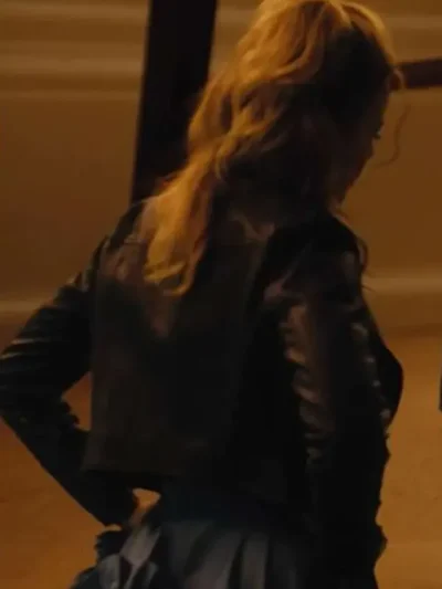 The Miniature Wife Lindy Littlejohn Black Leather Jacket
