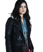 Lucy Hale Pretty Little Liars S04 Quilted Leather Jacket