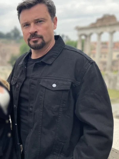 Mafia Wars 2024 Tom Welling Black Cotton Jacket