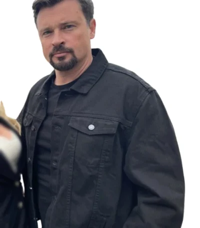 Mafia Wars 2024 Tom Welling Black Cotton Jacket