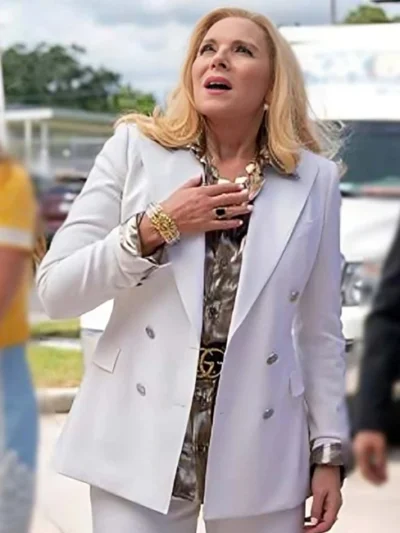 Margaret Monreaux Filthy Rich White Coat