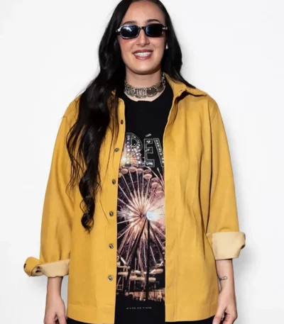 Marina Mabrey All-Star Weekend Mustard Jacket